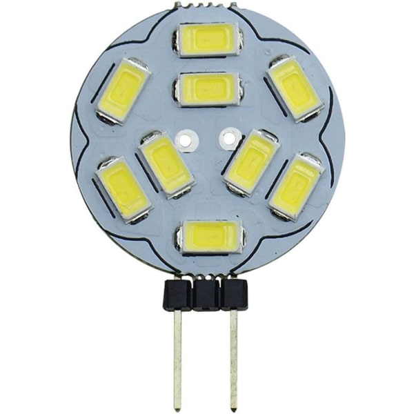 10 Pack G4 9 LED SMD 5730 12V AC/DC Dual Channel Base Infälld Tak Infälld LED-lampa 20W Halogenlampa Byte