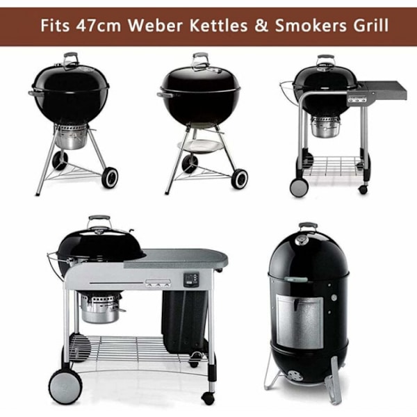 44,5 cm Rund Grillrist 7432 Reservedel Kullrist