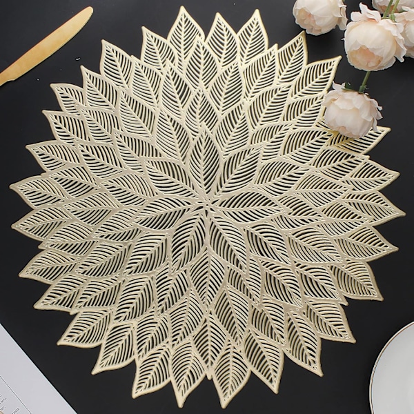 Set om 6, Thousand Hands Guanyin, bordsunderlägg i PVC i nordisk stil