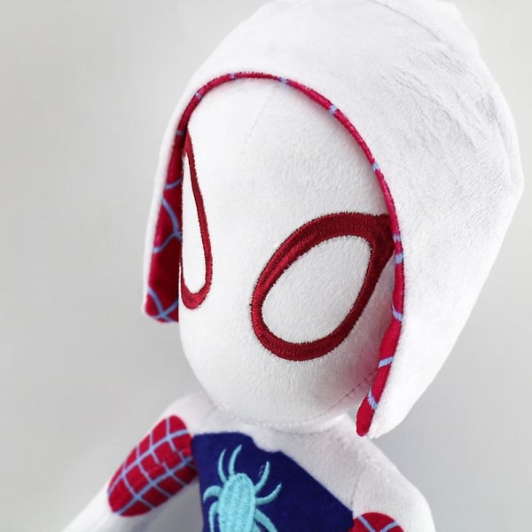 Marvel Spidey og hans fantastiske venner Plyschleksak Tecknad docka for barn Födelsedagspresent White