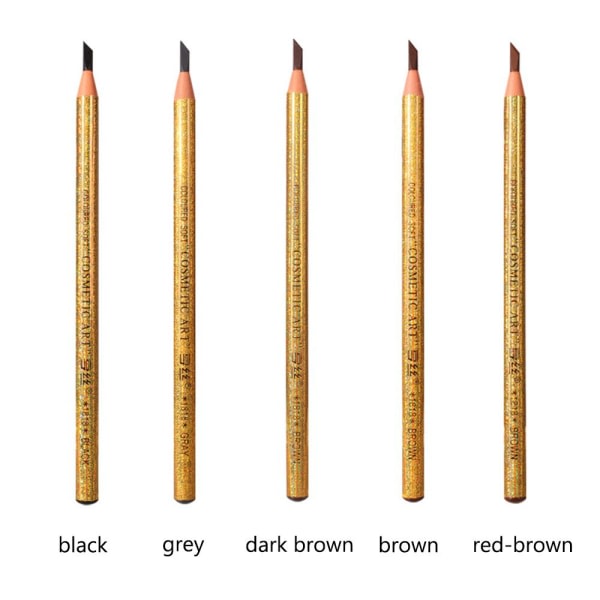 Ögonbrynspenna Draw Line Eye Brow Pen mørkebrun