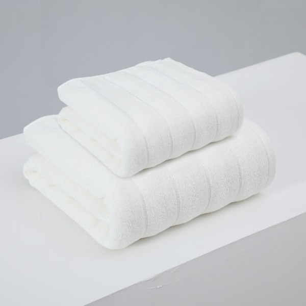 Bomullshandduk Badhandduksset Badrum Absorberande handduk Beige