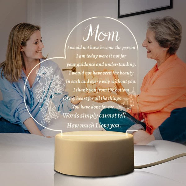 Morsdagspresenter til mamma Bursdagspresenter nattlampe