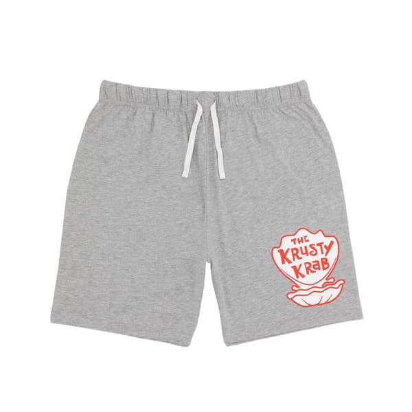 SpongeBob SquarePants Herra Kortti Pyjamasetti XL Valkoinen/Harmaa White/Grey XL