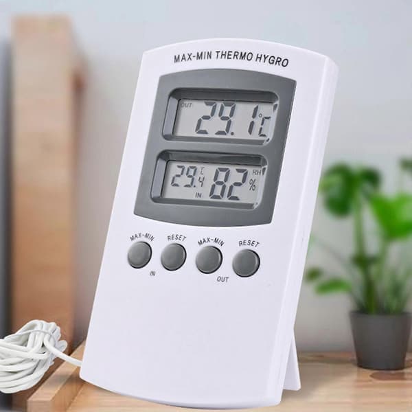 Inomhus Utomhus Termometer Hygrometer Hängande/Skrivbord Sovsal Sovrum_tfrf