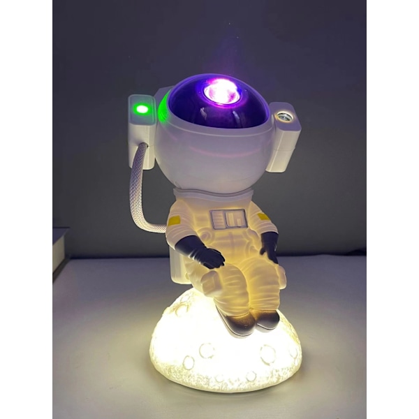 Astronaut Galaxy Projektor, Nattlampe Projektor Stjerneprojektor med Høyttaler/Nebulajustering/Timer/Spille Musikk (med Bluetooth)