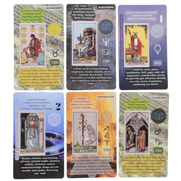 Tarotkortlek Fortune Game Nybörjare og expertläsare Astrologi zdq