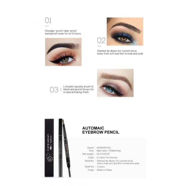 Kulmakarva Kynä Sculpt Eyebrow, musta