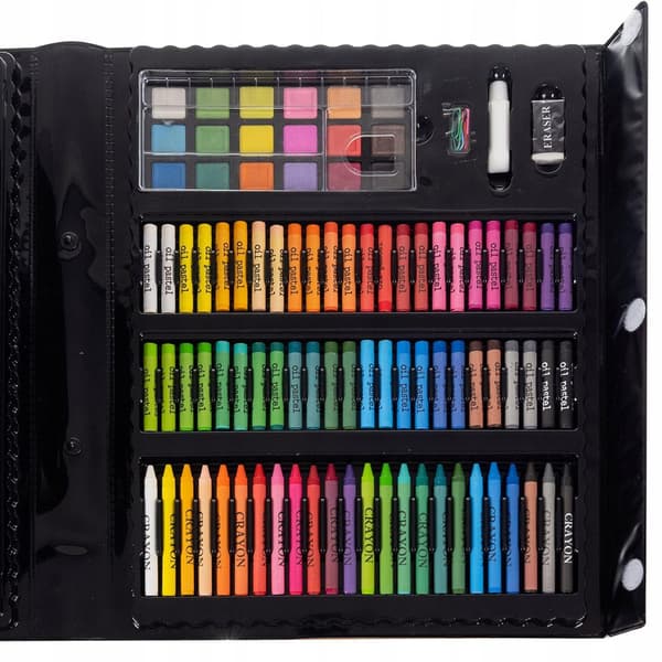 Maalaussetti Salkussa - 208 Osainen Multicolor multifärg