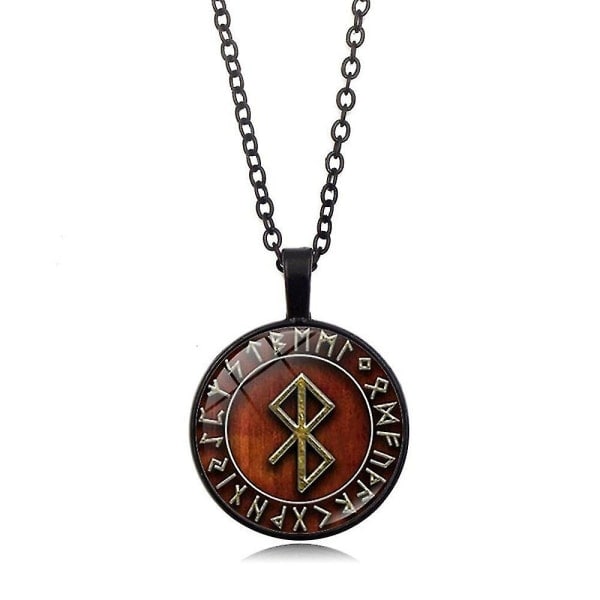 Norse Vikinger Halskæde Herrer Kvinder Smykker Gave Vegvisir Kompas Nordiske Runer Odin Kæde Halskæde Til Kvinder Herrer Amulet Vedhæng Style-6
