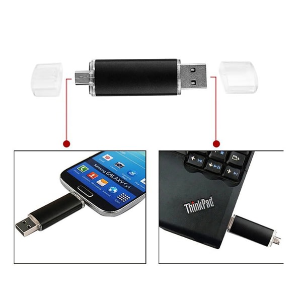 CDQ USB A Pendrive Höghastighets USB minne OTG Pen Drive A2 64GB
