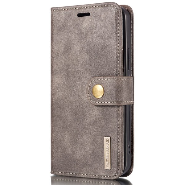 kompatibel med iphone，iPhone 13 - DG.MING 2in1 Magnet Etui / Skal - Grå 90
