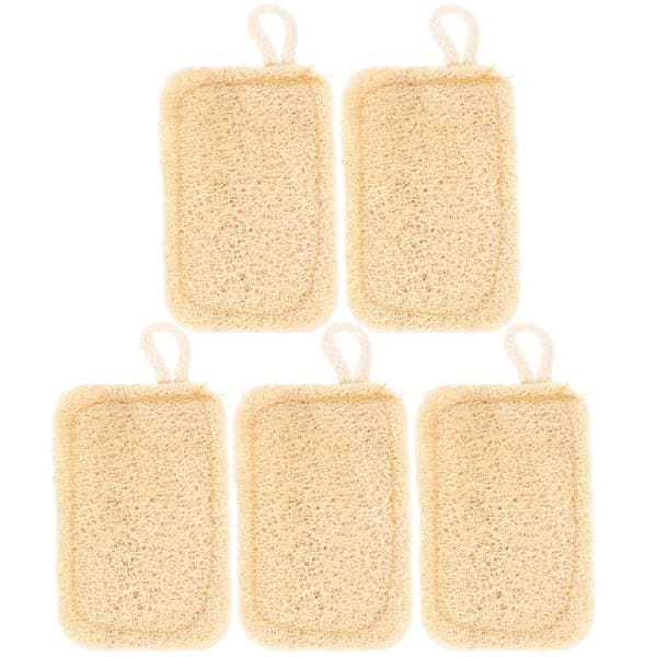 5 Pcs Dish Brush with Soap Dispenser for Dishes Bathroom Scrubber