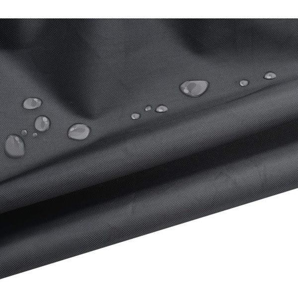 Hängande korgstol i rotting med vattentätt överdrag (grå) - Skyddande överdrag - 210D Oxford-polyester PVC-överdrag CDQ