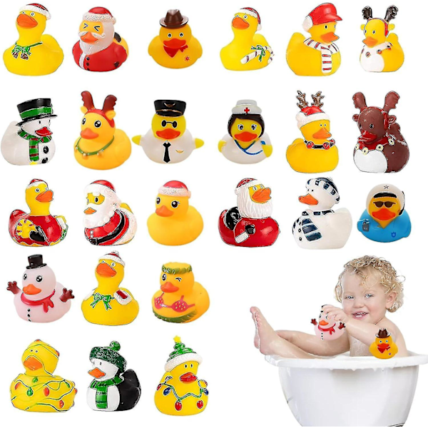 Ny Gummi Anka Advent 2023. Advent 2023 Barn. Advent Ankbad Till(YSJ) 02(24 ducks)