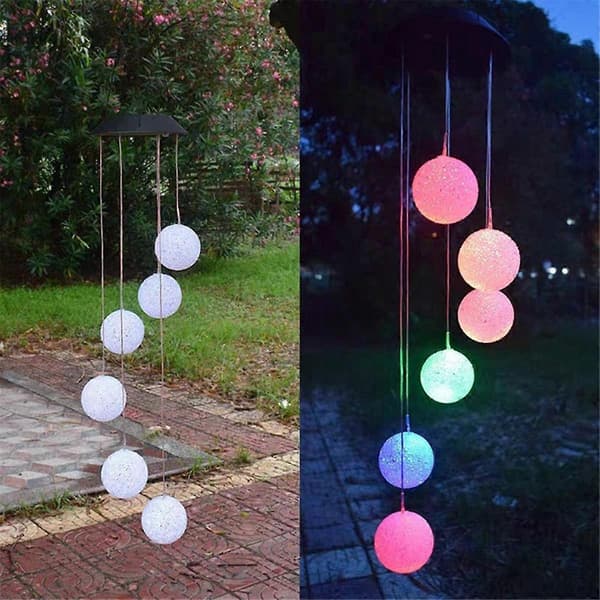 LED Farvegradient Udendørs Have Dekoration Atmosfære Lysekrone_tfrf