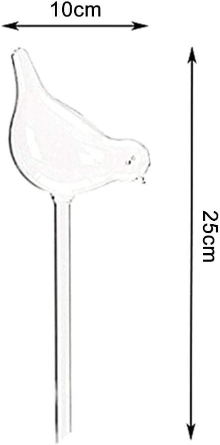 10-pak Selvvande Glas, Transparente Fugleformede Glober til Planter