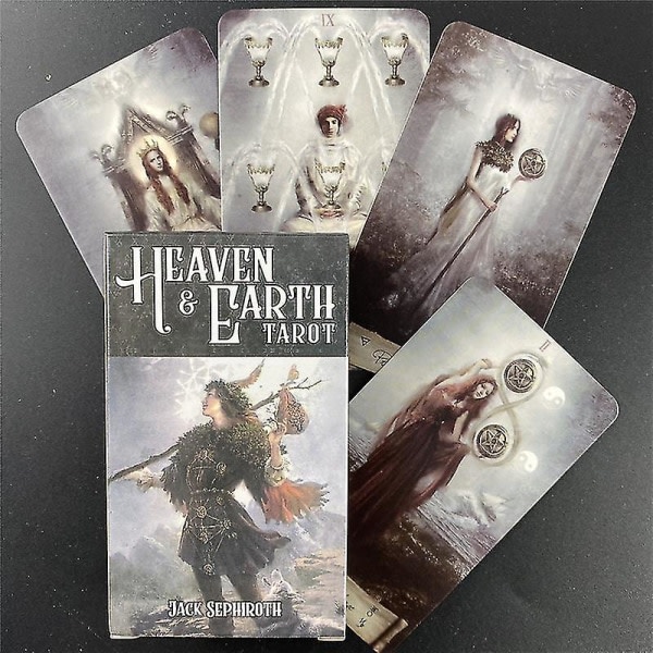 Heaven Earth Tarot Cards With Pdf Guidebook English Version Tarot Cards Däck Brädspel för personligt bruk 78st78st Tt22 zdq