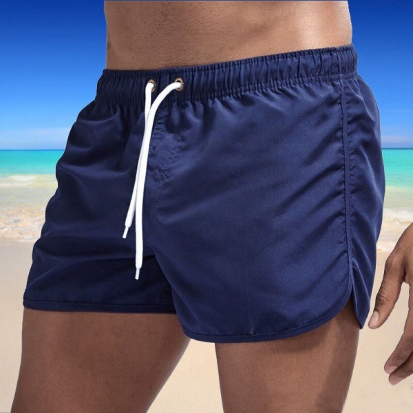 Sommar badkläder för män Shortsit Märke Strandkläder Navy M zdq