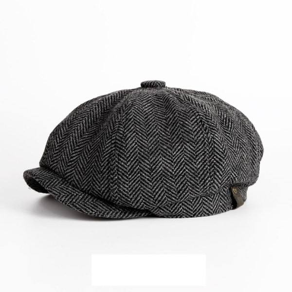Flat caps i handvevd ull 59-61cm