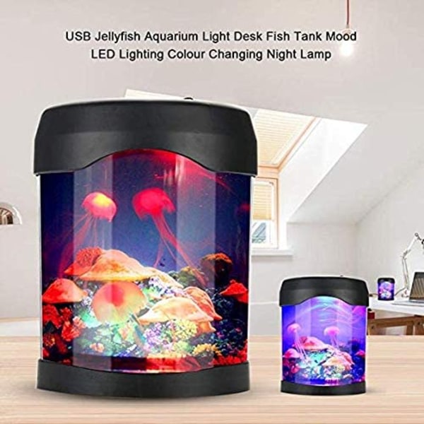 USB manetlampa, sähköinen akvaariosakvarium, havsnatt