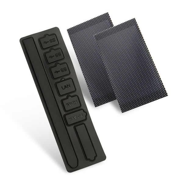 CDQ Cover skydd Mesh Filter Kit X-box spelkonsol Black