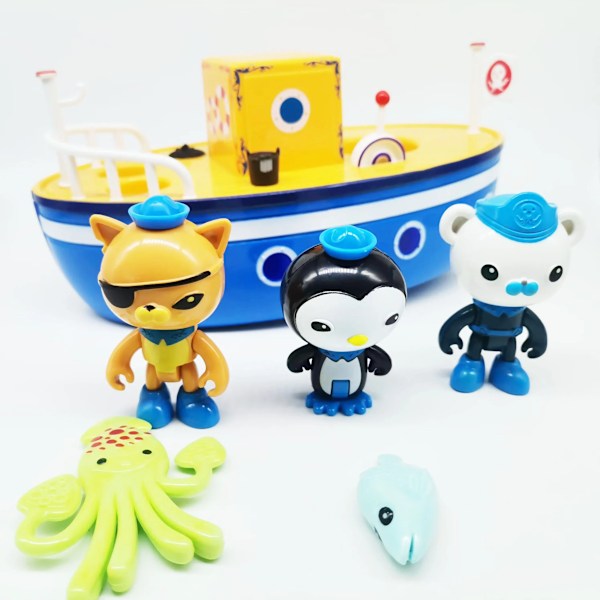 Actionfigurer badleksaker Barnacles Peso GUP Badbåt Leksak Flyter På Vatten leksak för barn
