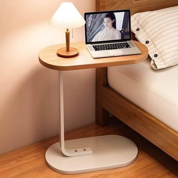 C-format sidobord & soffbord – litet träbord som glider under soffa och säng_TF_TF Trä
