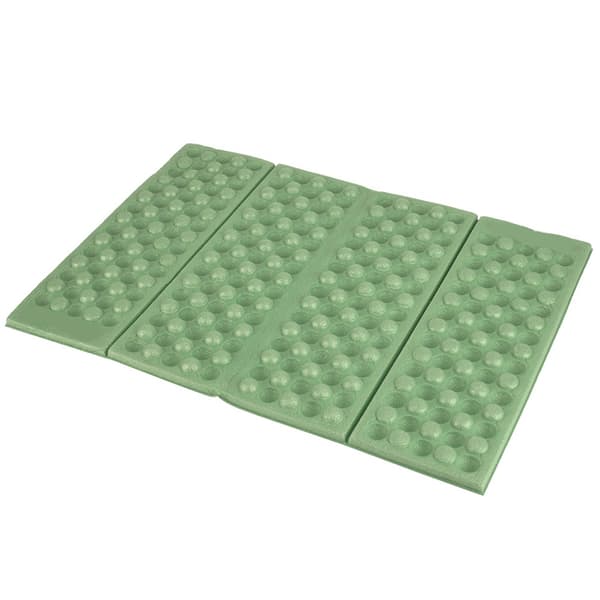 Versatile Outdoor Mat, Lightweight Xpe Material with Folding Design for Yoga Sessions, Comfortable Egg Crate Shape with Waterproof Black Backing