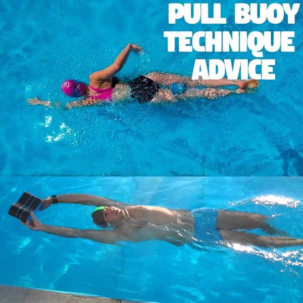 Correct Swim Position with EVA Material Pull Buoy Float, Ideal for Upper Body Workout and Water Exercises, Safe and Eco-Friendly