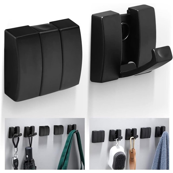 2 - Foldable - Coat Hook - Wall Hanger - Foldable - Wall Coat Hook - Modern - Wall Coat Hooks - Coat Hanger - Door Hanger