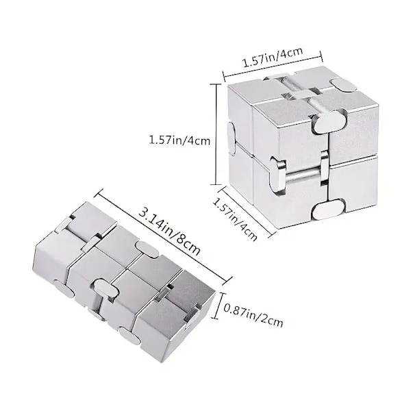 Infinity Magic Cube - Rolig och Engagerande Leksak för att Förbättra Fokus och Koordination