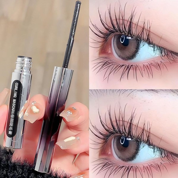 Børsteløs Metal Mascara, Long Lasting Extensions Mascara Uden sort 1