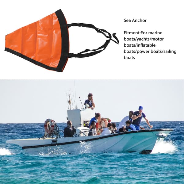 Drivankare Hög Synlighet Vindtålig Orange Bärbar Rivsäker För Marinbåtar Yachter