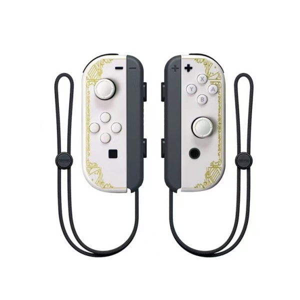 NS-switch vänster och höger handtag joycon handtag switch bluetooth handtag med fjärrväckning oc Kingdom Tears White