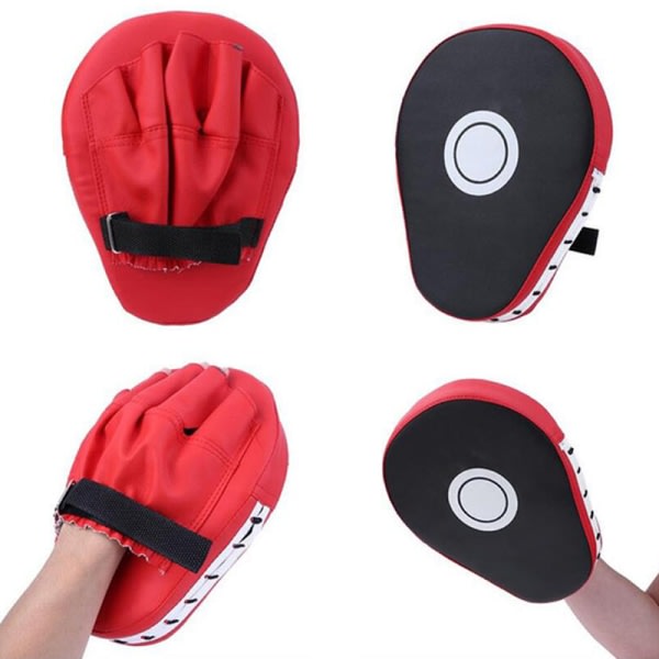 CDQ 1st Kick Boxing Mitt Focus Gloves Pad PU Läder Palm Pad