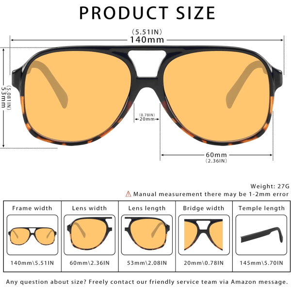 Klassiska Vintage Aviator Aurinkolasit Naisille Miehille Suuri Kehys Retro 70-luvun Aurinkolasit