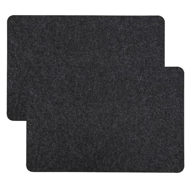Stor svart värmetålig matta för bänkskiva, Air Fryer-matta CDQ
