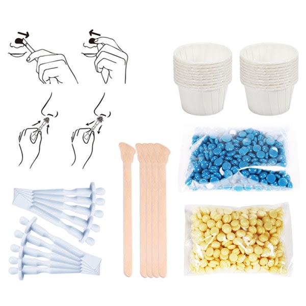 CDQ Näshårborttagning Wax Beads Kit Effektivt