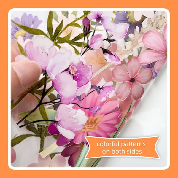 Växter & Blommor Fönsterdekaler, Statisk Dubbelsidig Visuell Glasdekor