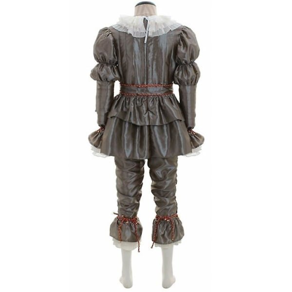 Halloween Stephen King's It Pennywise Clown Cosplay-asu Miehille Juhla Fancy Dress Up -asusetti M