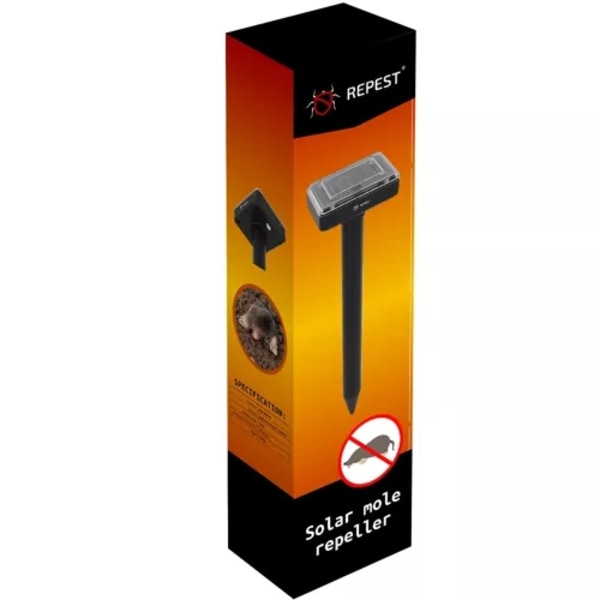 2-pack - Mullvadsavskräckare - Solcellsdriven 360