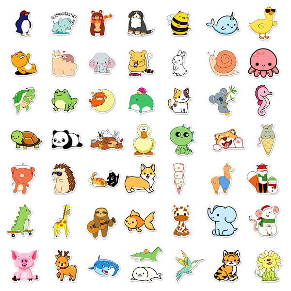 Animal Crossing-klistermærker, 100 stk populære spilklistermærker Animal Cr