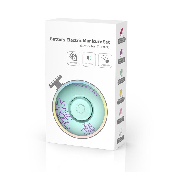 Elektrisk neglefil til babyer - Fil til negle multifärg Multicolor