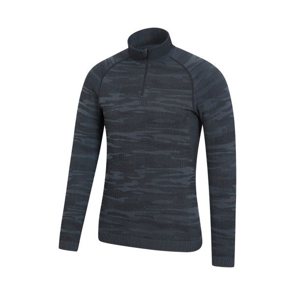 Mountain Warehouse Herr Alpine Base Layer Top XS-S Blå Blue XS-S zdq