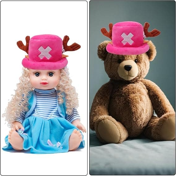 Anime Chopper-hatt, One Piece Chopper Cosplay-hatt, Vintermössa för flicka, dam, festpresenter