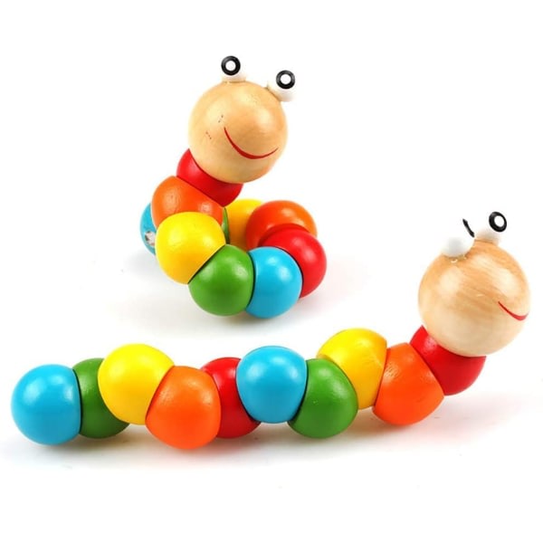 CDQ Färgglad sensorisk leksaksmaske, pusselbarn som lærer sig tidligt leksaker