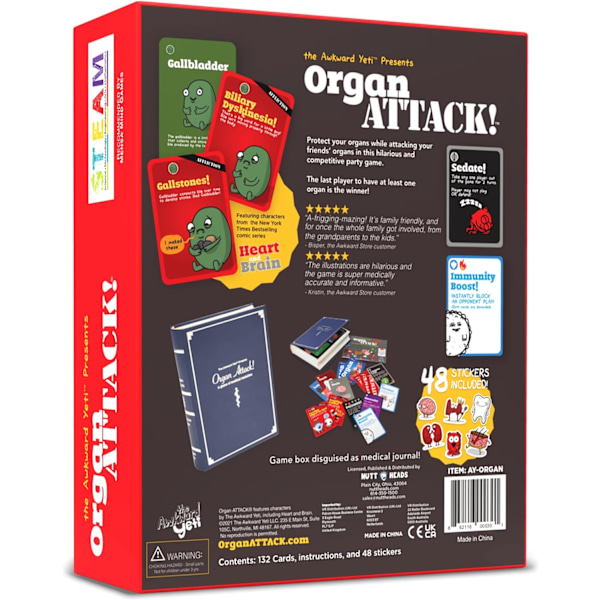 Organ Attack! Kortspill