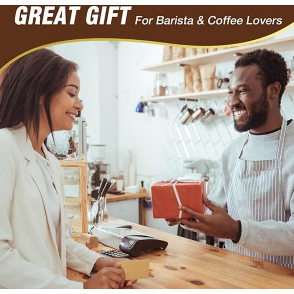 Kaffe- og espressostøder - ø 51 mm - Støder til presning af malet kaffe - Presning af malet kaffe - Fremstillet af rustfrit stål - Kaffedispenser ...
