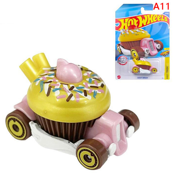 CDQ Rosa barbie Hot Wheels 1:64 Sweet Driver Alloy Bilmodell Present A11